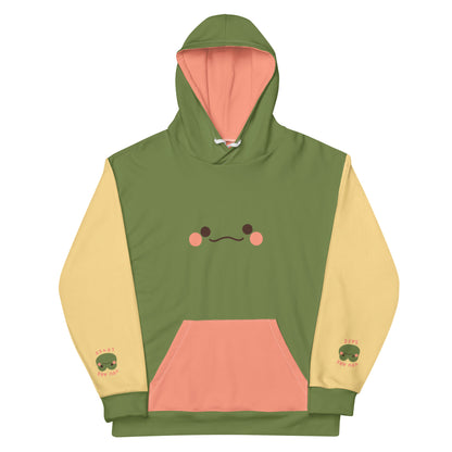 Friendly Frog - You are Safe, You are Loved Writing on the Sleeves 2XS - 6XL Unisex Hoodie
