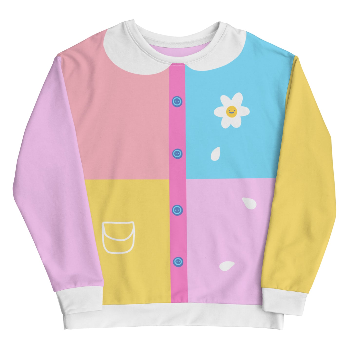 Daisy Colorblock Sweatshirt