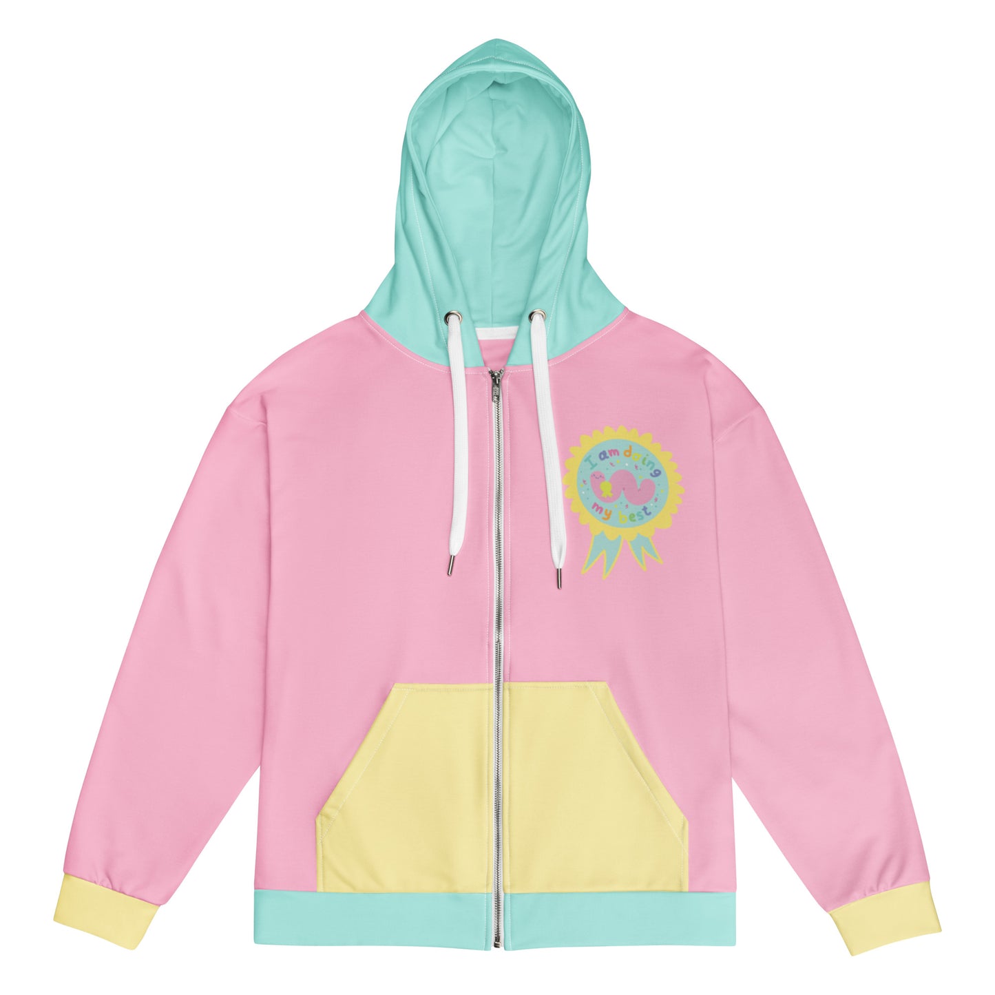 Doing My Best Cute Pastel Unisex zip hoodie 2XS - 6XL