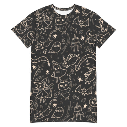 Vestido camiseta Floresta Mágica Proibida 2XS - 6XL