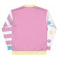Palhaço vs Mime Clowncore Pastel Colorblock Candy Colorway Jaqueta bomber unissex XS - 3XL