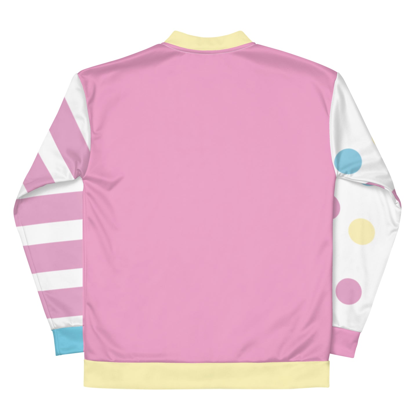 Palhaço vs Mime Clowncore Pastel Colorblock Candy Colorway Jaqueta bomber unissex XS - 3XL
