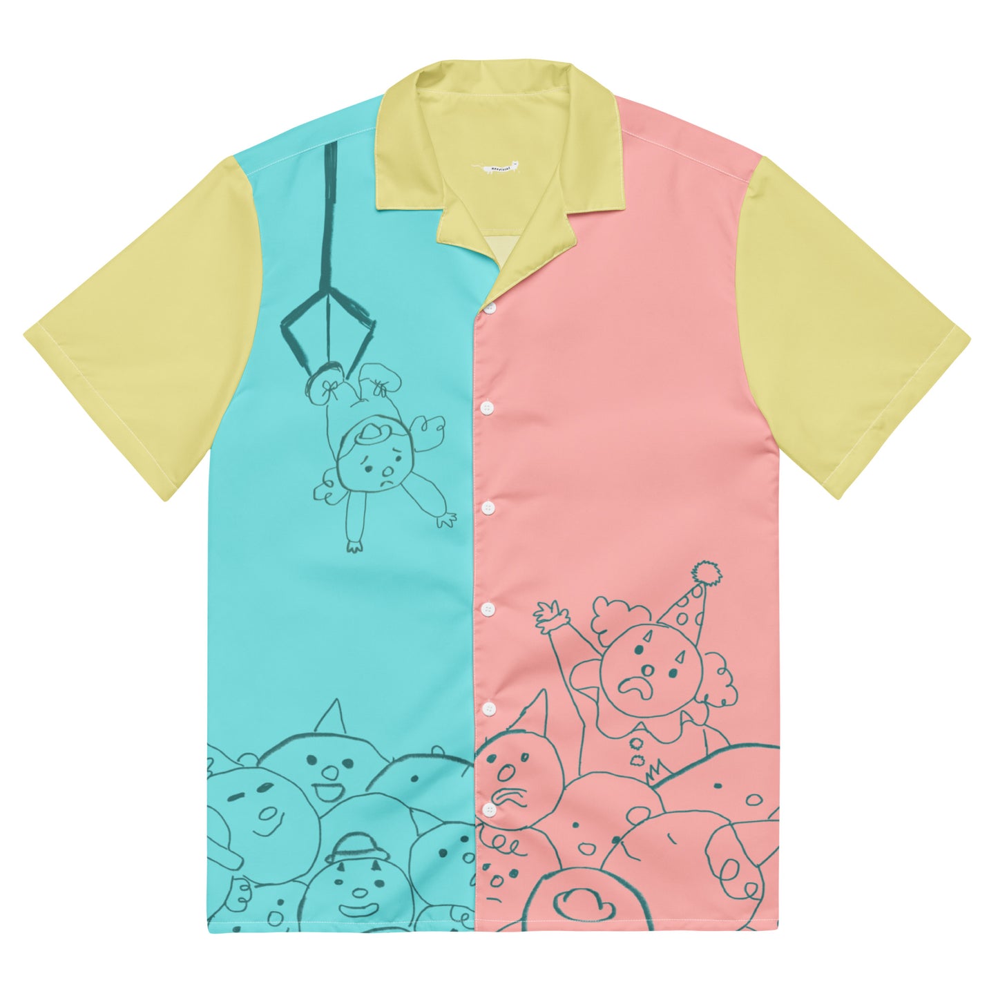 Camisa de botão unissex The Chosen One Claw Machine Clowncore 2XS - 6XL