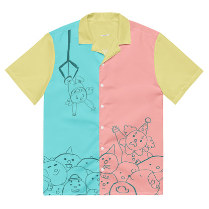Camisa de botão unissex The Chosen One Claw Machine Clowncore 2XS - 6XL