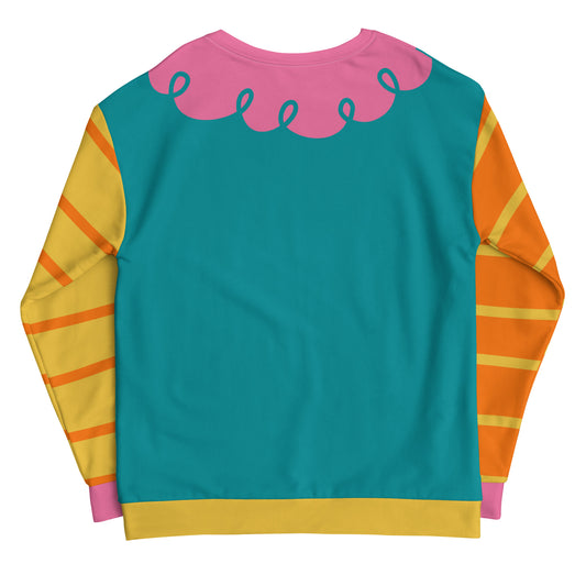 Clown College Graduate Cute Clowncore Retro Color Unisex Sweatshirt XS- 3XL