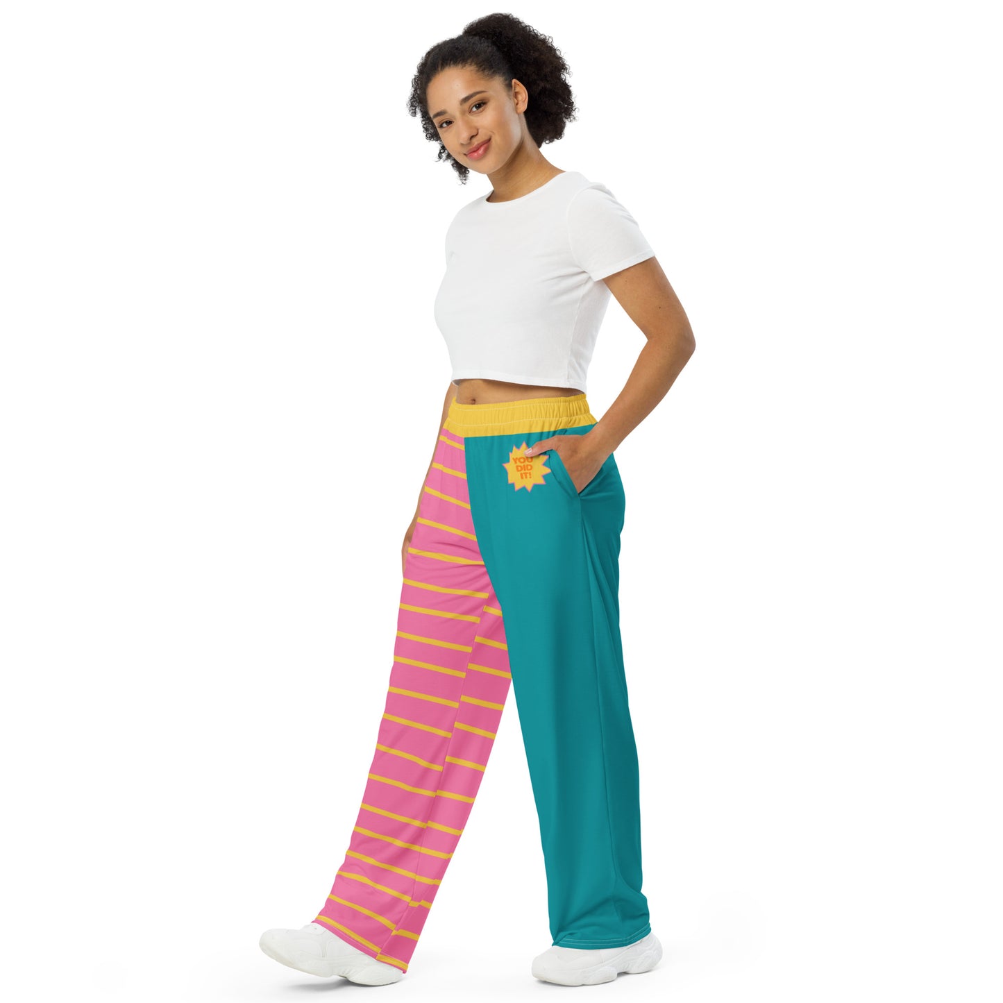 You Did It! Comfy Clowncore unisex wide-leg pants 2XS - 6XL