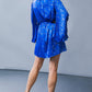 MESMERIZING ELEGANCE WOVEN MINI DRESS
