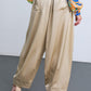 POWERFUL CHARM WOVEN SATIN PANTS