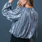 KEY IT DOWN WOVEN TOP