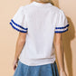 LEARN AS YOU GO WOVEN TOP
