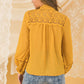 STAY AHEAD PEASANT TOP
