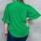 BACK TO BUSINESS WOVEN TOP