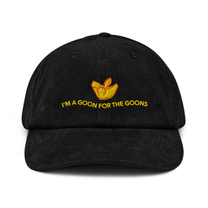 I’m a Goon for the Goons Crab Rangoon Meme Gift Corduroy hat