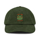 Friendly Froggy Embroidered Corduroy hat