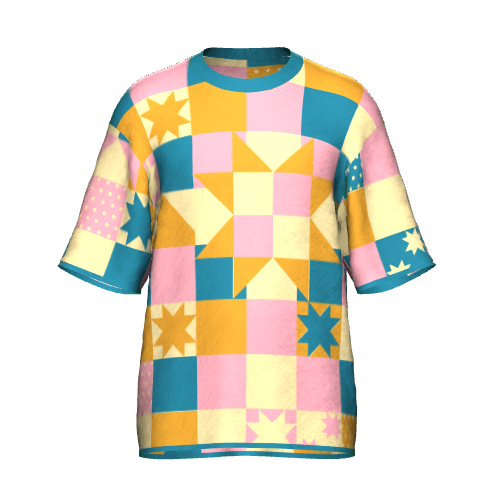 Grandma's Quilt Knit Short Sleeve