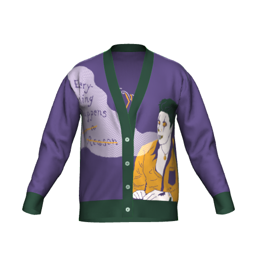 The Joker of New Orleans Cardigan XS - 3XL