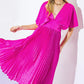 COWGIRL REPEAT SATIN MIDI DRESS