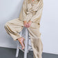 POWERFUL CHARM WOVEN SATIN PANTS
