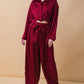 POWERFUL CHARM WOVEN SATIN PANTS