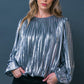 KEY IT DOWN WOVEN TOP