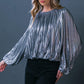 KEY IT DOWN WOVEN TOP