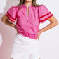 LEARN AS YOU GO WOVEN TOP