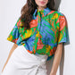 ONE STEP AT A TIME WOVEN TOP