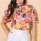 I CROSS MY HEART WOVEN TOP