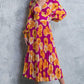 LOOK AT HER FLORAL WOVEN MIDI DRESS