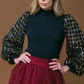 PARTY TOMORROW NIGHT KNIT TOP