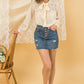 STAY AHEAD PEASANT TOP