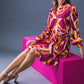 GET ON BOARD WOVEN PLISSE MINI DRESS