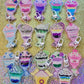 Pride Milkshake ~ HOLO Acrylic Charms