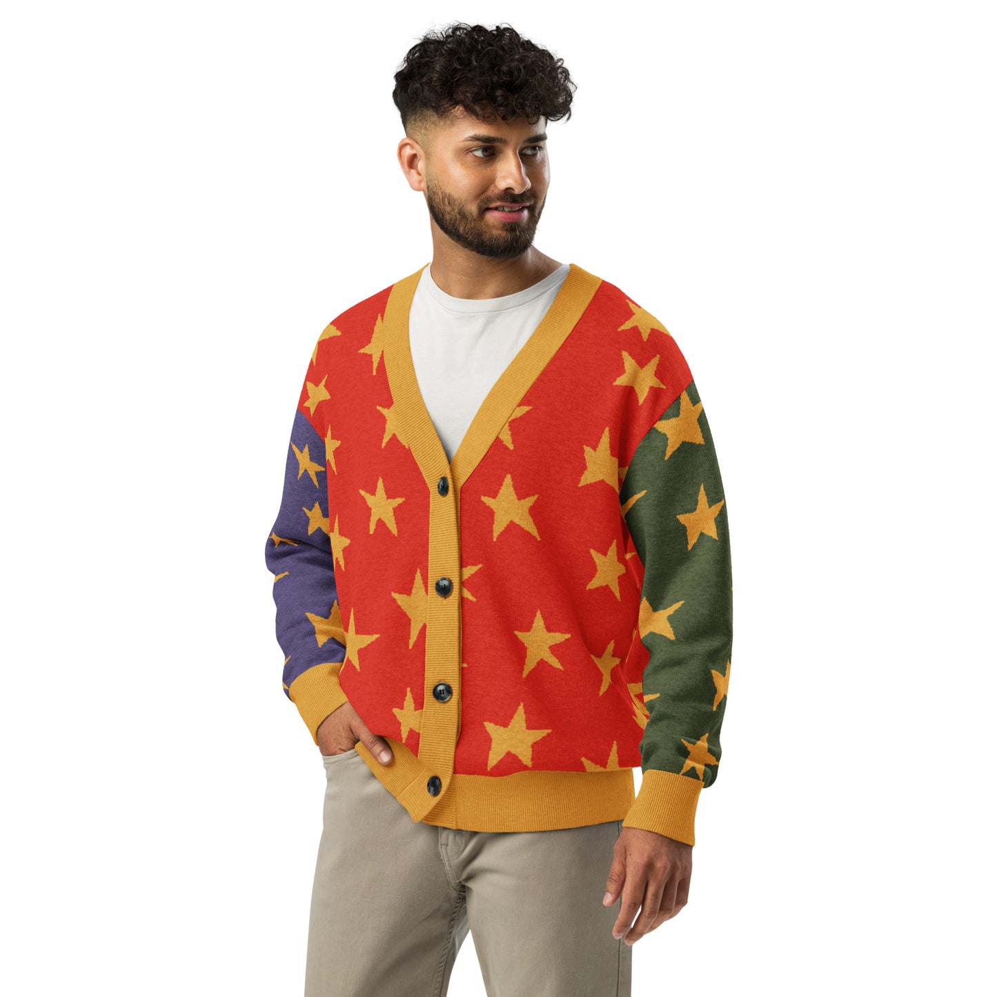 Wizard's Starry Shawl Knitted Cardigan 2XS - 3XL