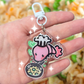 Shrimp Fried Rice ~ Glitter Acrylic Keychain Charm