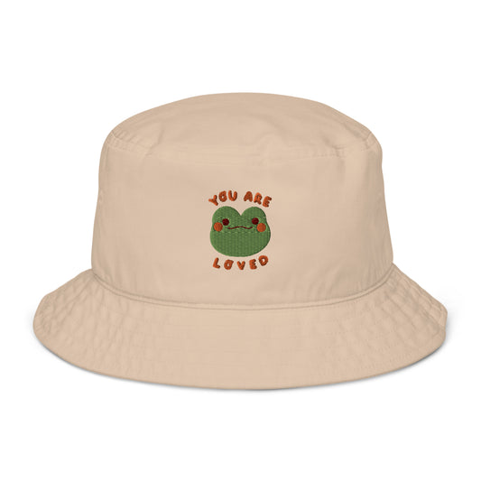 Friendly Froggy Organic bucket hat