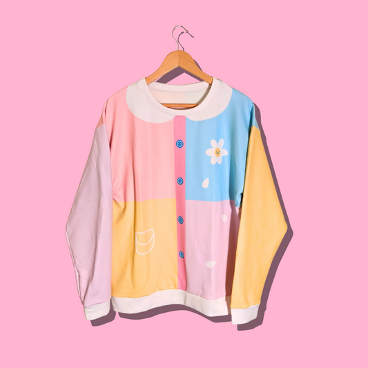 Daisy Colorblock Sweatshirt