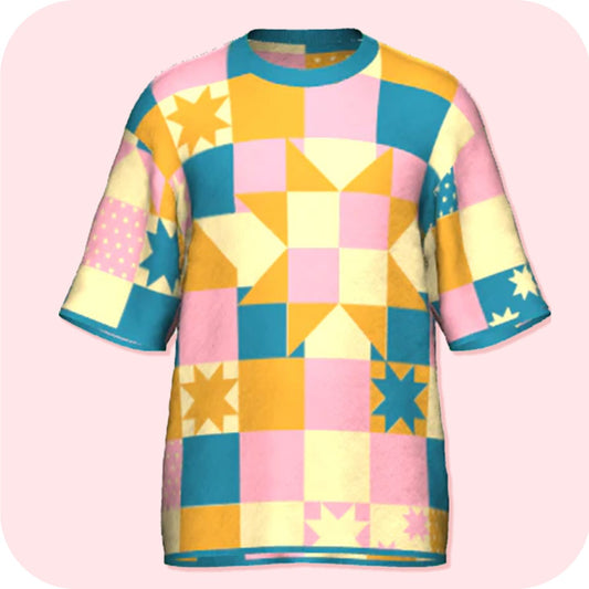 Grandma's Quilt Knit Short Sleeve