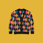 Autumn Jester Knitted Cardigan 2XS - 3XL