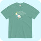Silly Goose Convention Comfort Colors camiseta pesada tingida em peça S - 3XL