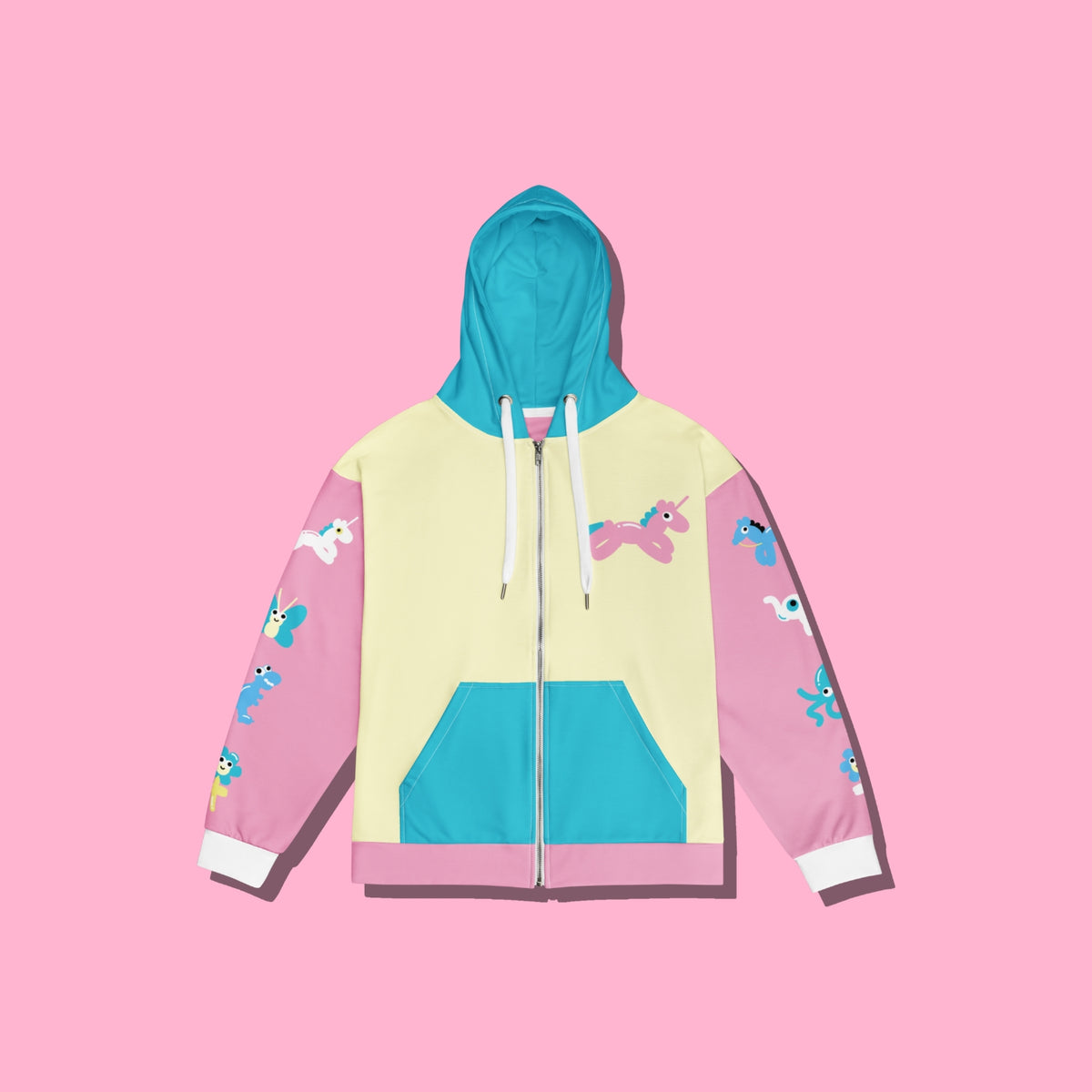 Balloonicorn Unisex zip hoodie 2XS - 6XL