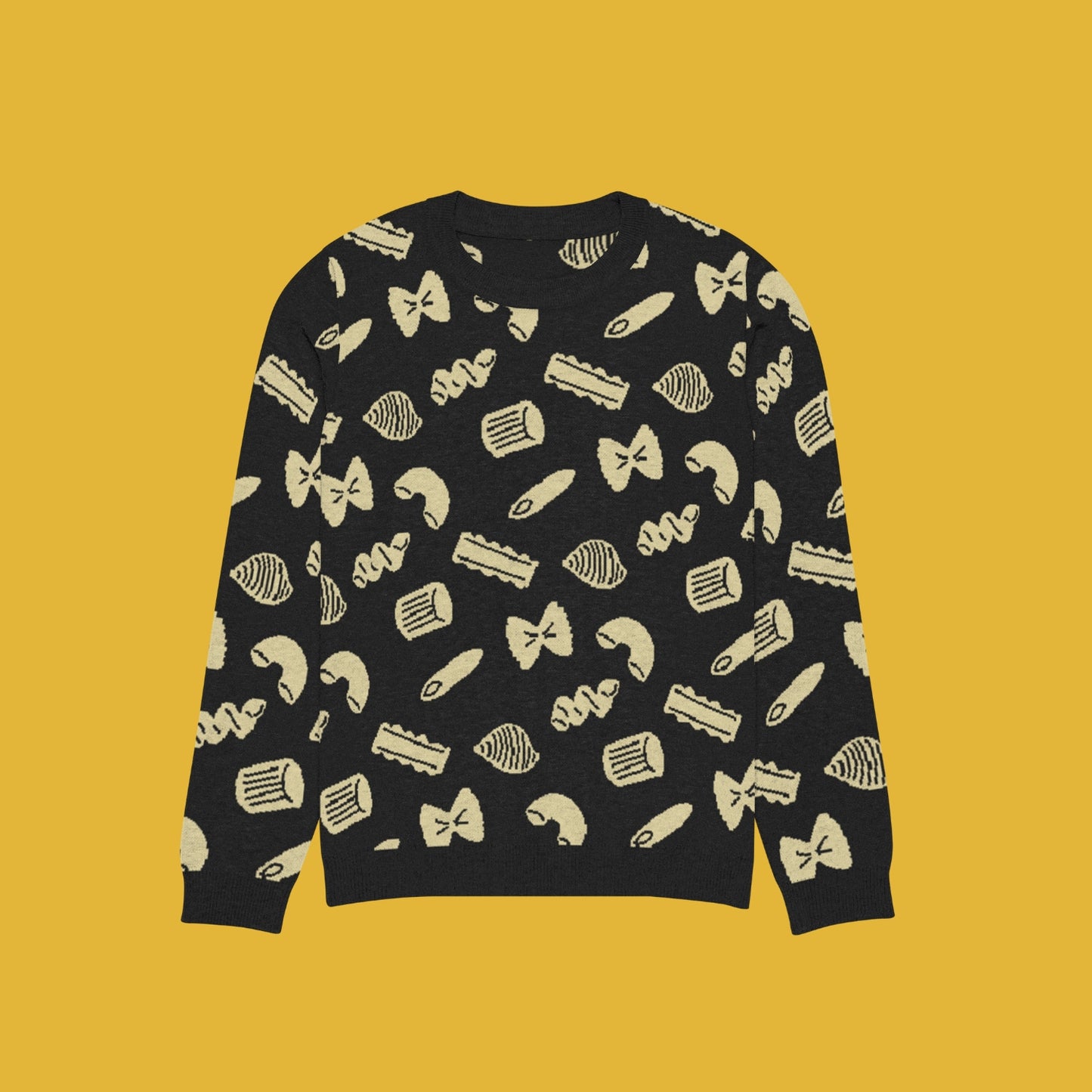 Pasta Party Knitted crew neck sweater 3XS - 3XL