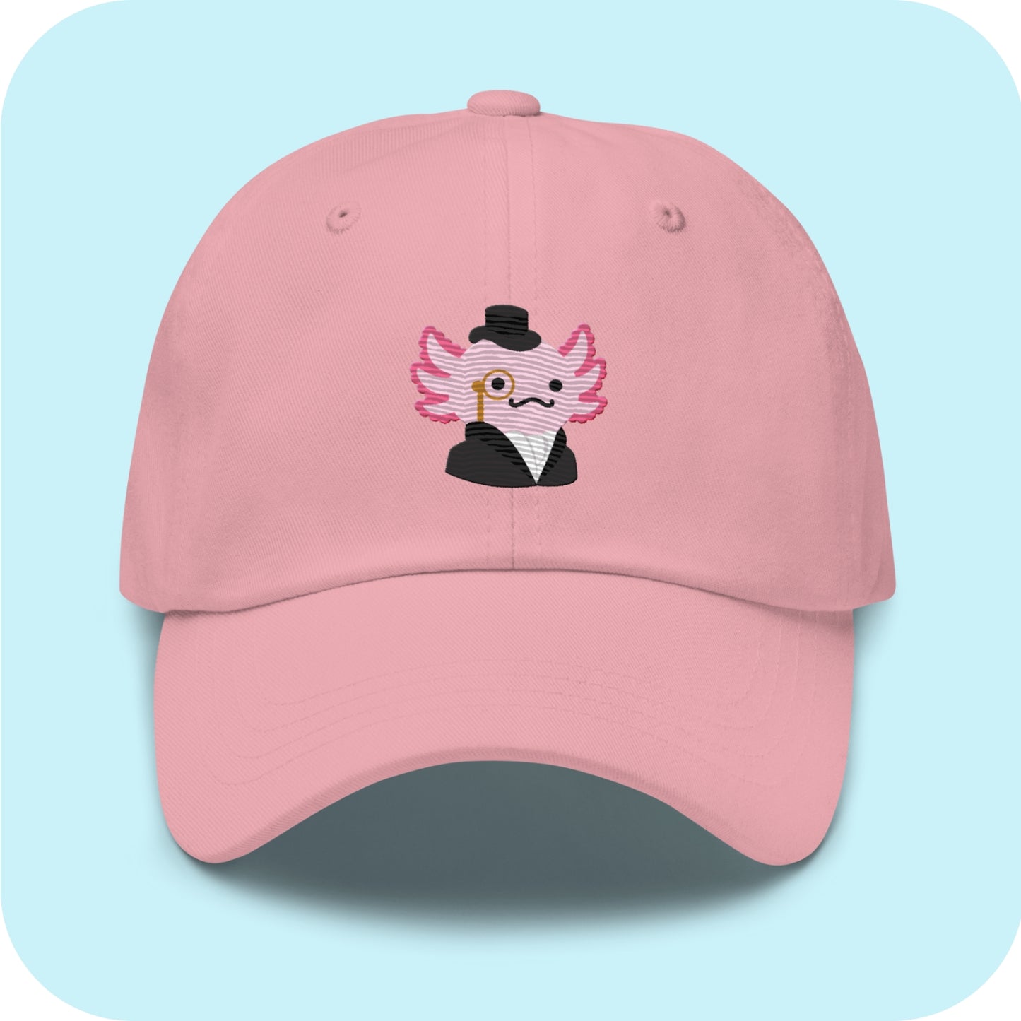 Distinguished Axolotl Gentleman Dad hat