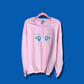 Magical Girl Anime Eyes Embroidered Unisex Sweatshirt S - 5XL