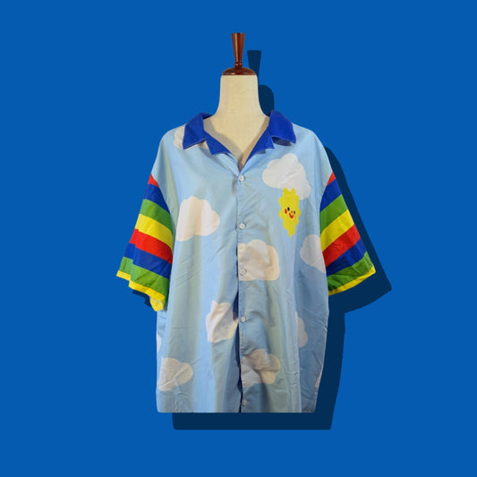 You're Doing Great Kidcore Unisex button shirt 2XS- 6XL
