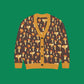 Mushroom Forager Cozy Fall Knitted Cardigan 2XS - 3XL