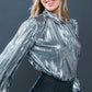 RUNWAY TREND FOILED TOP