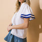 LEARN AS YOU GO WOVEN TOP