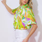 UP FOR ANYTHING WOVEN TOP