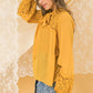 STAY AHEAD PEASANT TOP